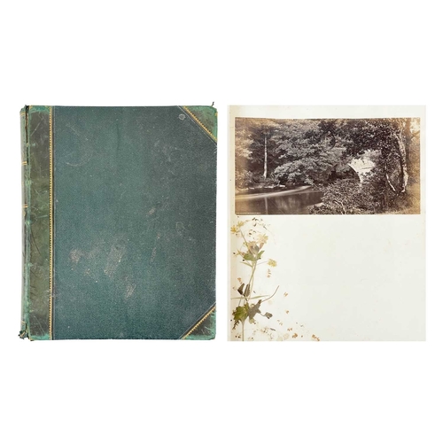 337 - (Early Photography) Seventy three ambrotype photographs Housed in a contemporary album of half green... 