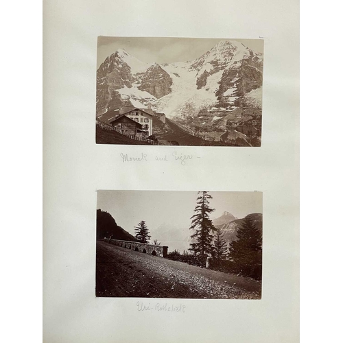 337 - (Early Photography) Seventy three ambrotype photographs Housed in a contemporary album of half green... 