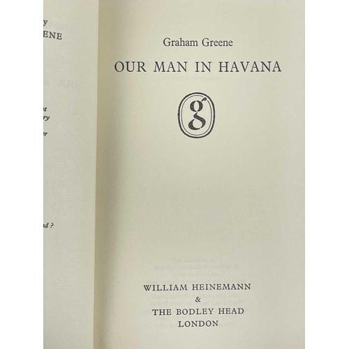 338 - Graham Green Eleven first editions 'The Quiet American,' first edition, original cloth, some mould s... 