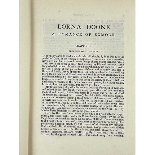 339 - R. D. Blackmore Lorna Doone. A Romance of Exmoore By R.D. Blackmore (1930) With coloured illustratio... 