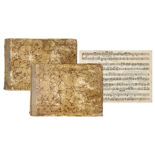 343 - (Sheet Music) Oeuvres Complettes de Wolfgang Amadeus Mozart Two volumes of a larger collection, what... 