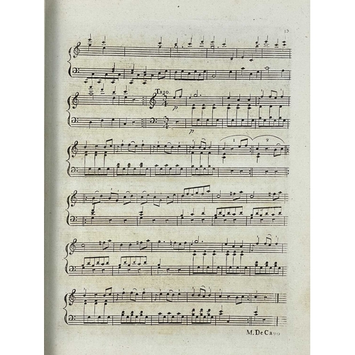 345 - (Sheet Music) Haydn’s 12 Symphonies [18th Century] Half morocco with marbled boards, rubbed and bump... 