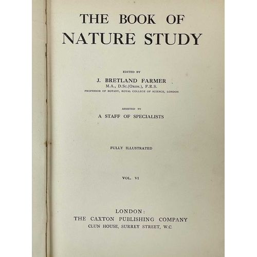 348 - (Natural History) Four works J. Bretland Farmer (ed). 'The Book of Nature Study,' vols I III VI, dec... 