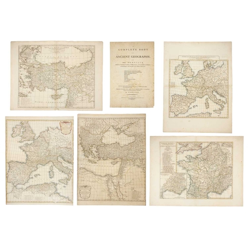 353 - D'ANVILLE (M.) Five Maps and Title Page from 'A Complete Body of Ancient Geography' Jean-Baptiste Bo... 