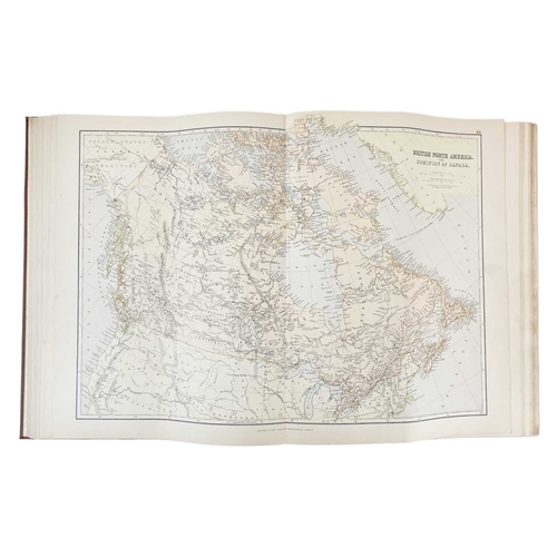 359 - Blackie & Son Publishers A Rare Salesman Sample-Comprehensive Atlas and Geography of the World, 1885... 