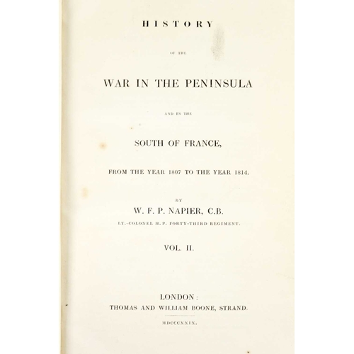 384 - W.F.P. Napier History of the War in the Peninsula and in the South of France from the Year 1807 to t... 