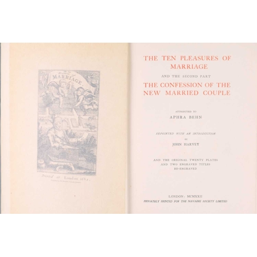 385 - The Ten Pleasures of Marriage and the Second Part the Confession of the New Married Couple. Attribut... 