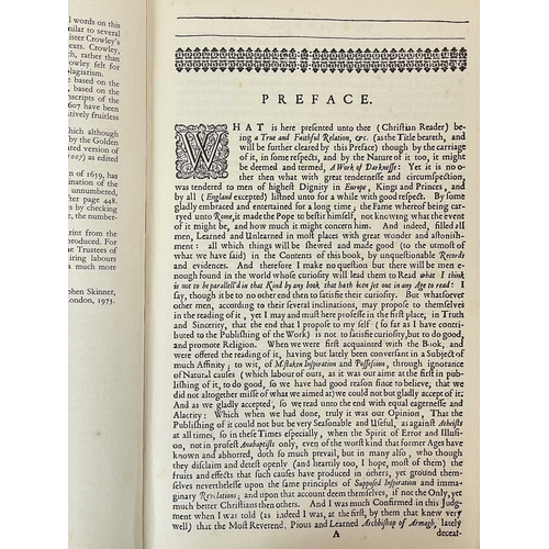 39 - (Occult) John Dee a True & Faithful Relation of What passed for many Years Between Dr. John Dee....a... 