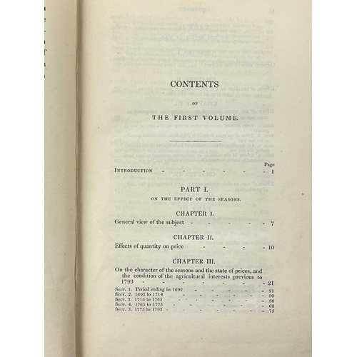 399 - (Economics) Thomas Tooke A History of Prices and of the State of the Circulation, from 1793 to 1837 ... 