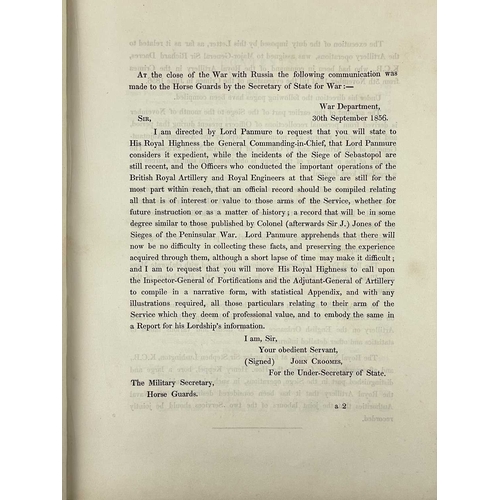 4 - H. C. Elphinstone & Harry D. Jones, W. Edmund M. Reilly Siege of Sebastopol, 1854-5, Journal of the ... 