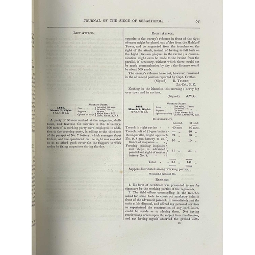 4 - H. C. Elphinstone & Harry D. Jones, W. Edmund M. Reilly Siege of Sebastopol, 1854-5, Journal of the ... 