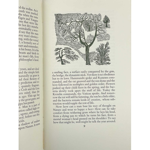 414 - (Private Press) Seven works by Ark Press GLORY ON THE EARTH By Donald Culross Peattie (1960). Illust... 