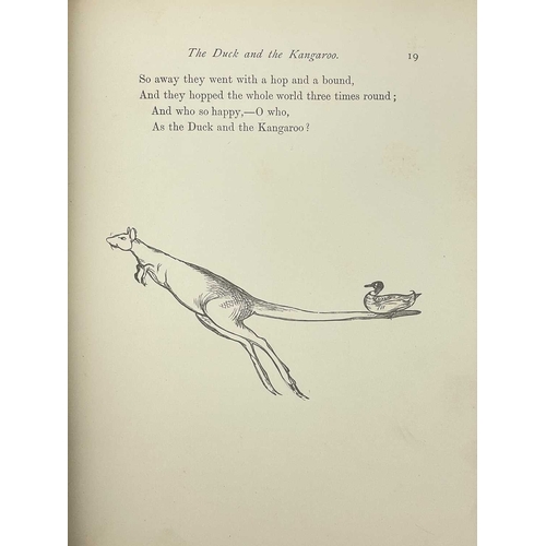 418 - Edward Lear illustrations Six works THE BOOK OF NONSENSE By Edward Lear (1903) Orig dec green cloth.... 