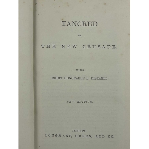 420 - (Bindings) Benjamin Disraeli Novels and Tales by the Earl of Beaconsfield Complete set of eleven mat... 