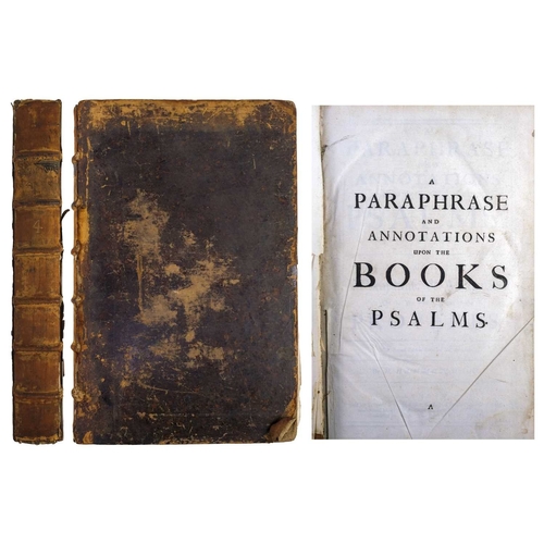 421 - H. Hammond A Paraphrase and Annotations Upon the BOOKS of the PSALMS Second edition, Corrected & Ame... 