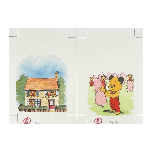 431 - (Sooty and Sweep) Original Book Artwork Thirty fine Pen, Ink & Watercolour From 'Sooty the Artist,' ... 