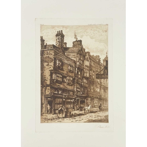 434 - Charles Bird Twenty Six plates from Picturesque Old Bristol All signed in graphite by the artist, le... 