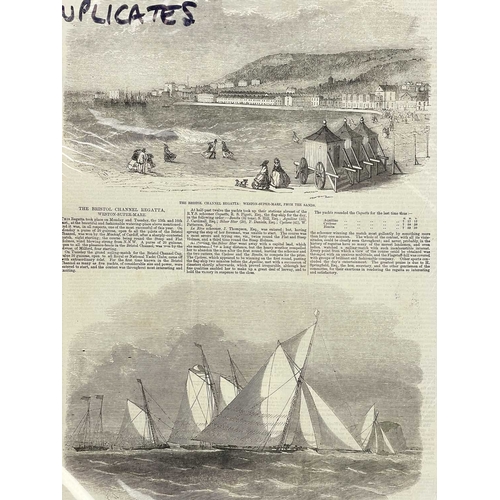 436 - A large collection of 18th and 19th century engravings Many from the Illustrated London News, Dr Syn... 