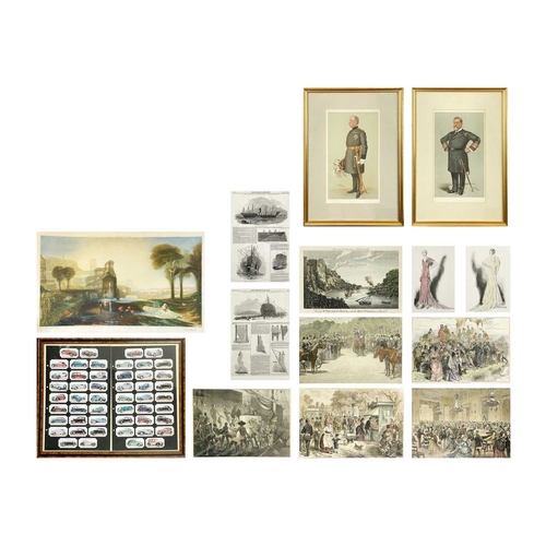 440 - Thirteen miscellaneous prints Including JMW Turner, 'Our Special Artists Voyage to China: Chinese Co... 