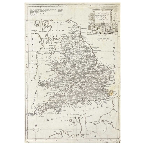 455 - A collection of 17th and 18th century copper engraved maps Nineteen Robert Morden. 'Cumberland,' unc... 