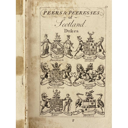 468 - (Heraldry and Peerage) Five works 'A biographical Peerage of the Empire of Great Britain: In Which A... 