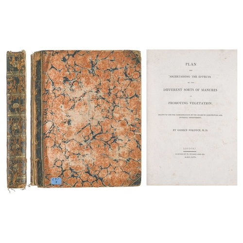 474 - (Agriculture) A Sammelband of four 18th century reports Half leather with marbled boards, debound fr... 