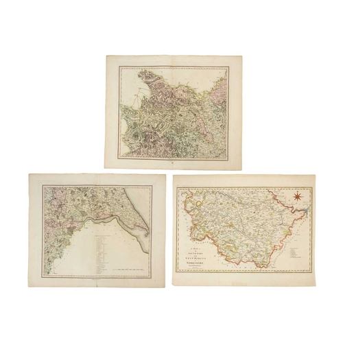 475 - A New Map Of Yorkshire Divided into Ridings & C 3rd Edition, corrected to 1818 Copper engraving with... 