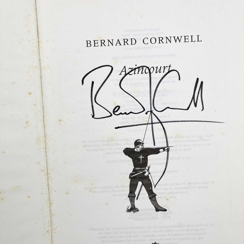 501 - CORNWELL, Bernard Two signed works Sword Song, signed, first edition, Harper Collins, 2007; Azincour... 