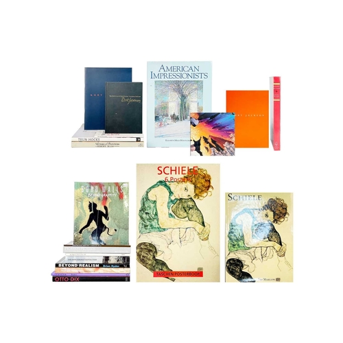 512 - Art Interest Egon Schiele - six posters produced by Taschen and a biography by Tim Marlow Together w... 