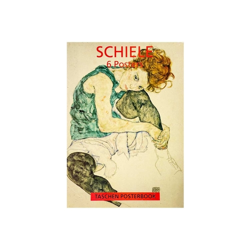 512 - Art Interest Egon Schiele - six posters produced by Taschen and a biography by Tim Marlow Together w... 