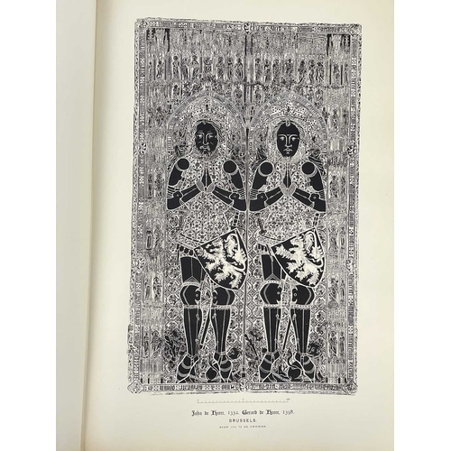 514 - The Rev. W. F. Creeny A Book of Fac-Similes of Monumental Brasses on the Continent of Europe, With B... 