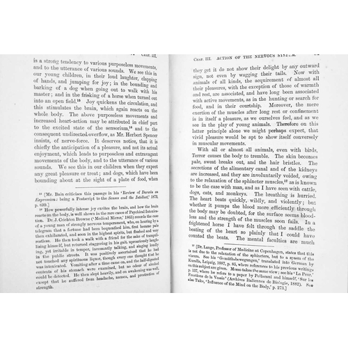 54 - Charles Darwin The Descent of Man and Selection in Relation to Sex Eighth thousand, vol I only, orig... 