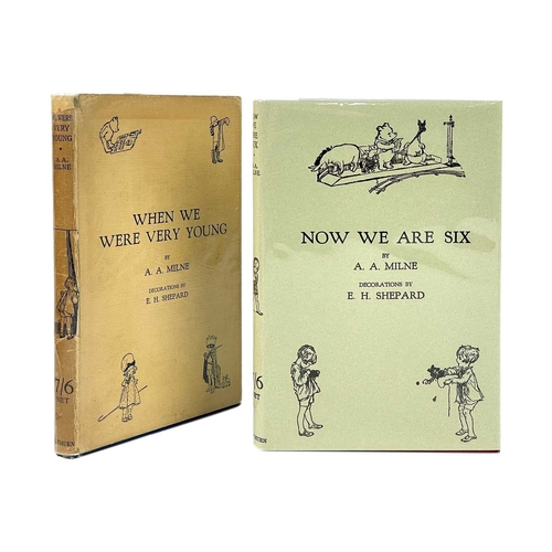 58 - A. A. Milne Now We Are Six First edition, facsimile dj, fine original cloth with gilt decorations, g... 