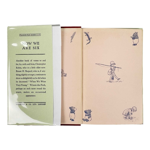 58 - A. A. Milne Now We Are Six First edition, facsimile dj, fine original cloth with gilt decorations, g... 