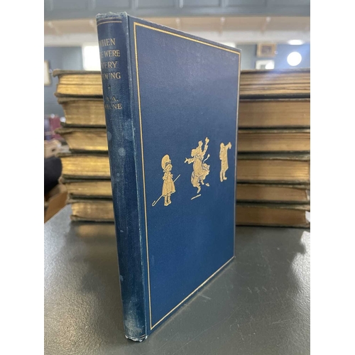 58 - A. A. Milne Now We Are Six First edition, facsimile dj, fine original cloth with gilt decorations, g... 