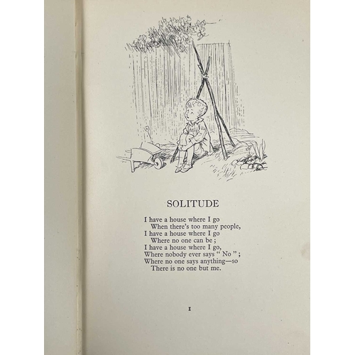 58 - A. A. Milne Now We Are Six First edition, facsimile dj, fine original cloth with gilt decorations, g... 