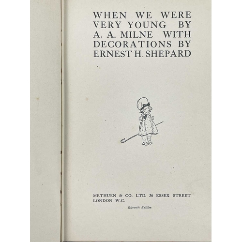 58 - A. A. Milne Now We Are Six First edition, facsimile dj, fine original cloth with gilt decorations, g... 