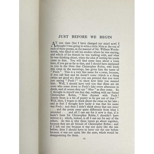 58 - A. A. Milne Now We Are Six First edition, facsimile dj, fine original cloth with gilt decorations, g... 