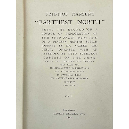 61 - (Artic Exploration) Fridtjof Nansen The Norwegian Polar Expedition 1893-96, or 