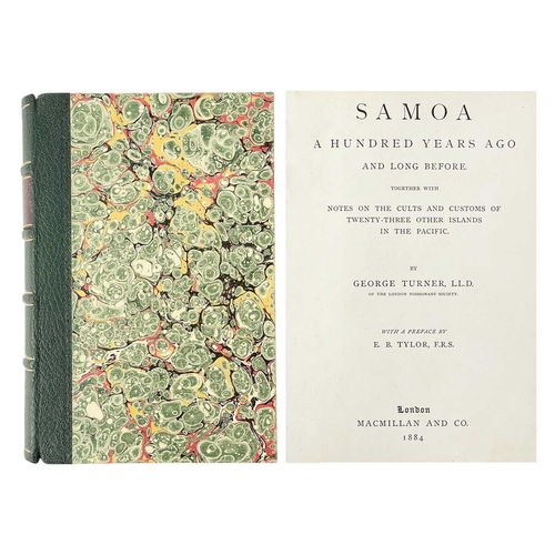 70 - (Samoa) George Turner Samoa. A Hundred Years Ago and Long Before. Together with Notes on the Cults a... 