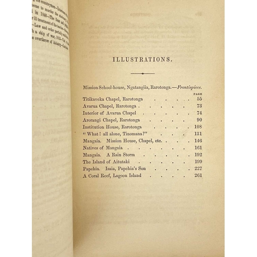 74 - William Gill Gems from the Coral Islands. Western Polynesia Two composite volumes, vol I covering th... 