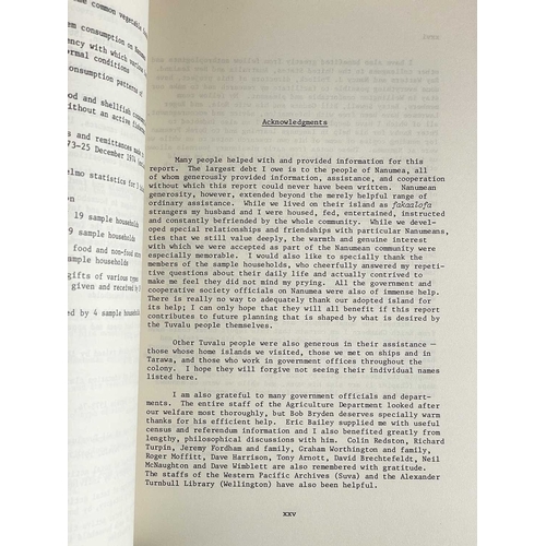 80 - (The Gilbert and Ellice Islands Colony) Various authors Atoll Economy: Social Change in Kiribati and... 