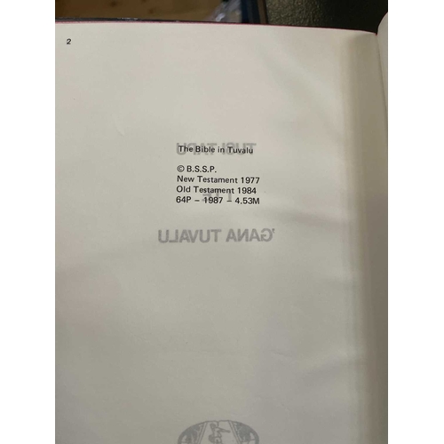 89 - Kiribatian and Tuvaluan Nineteen scarce works Donald Gilbert Kennedy. 'Te Ngangana A Te Tuvalu. Hand... 