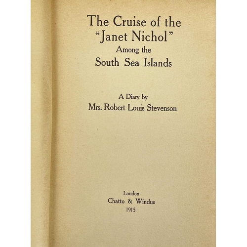 95 - Robert Louis and Mrs M. I. Stevenson Twelve works R. L. Stevenson. '....Memoirs,' first edition, col... 