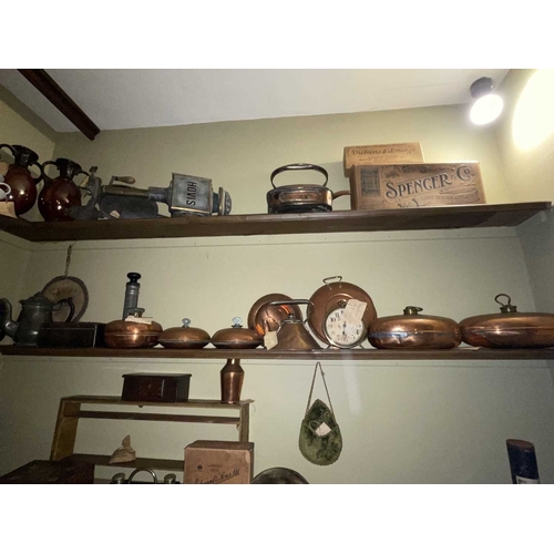 15 - ± Jacob Sproat Pawnbroker Shop Shop counter & shelving A mahogany shop counter with carved brackets ... 