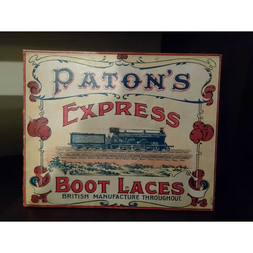 168 - ± Public Benefit Boot Company Advertising A rare Edwardian pressed tin ‘Sandringham Boot Polish’ adv... 