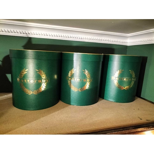 234 - ± Lewis & Bull Military Tailors Hat boxes A group of seven card hat boxes largest 33cm high