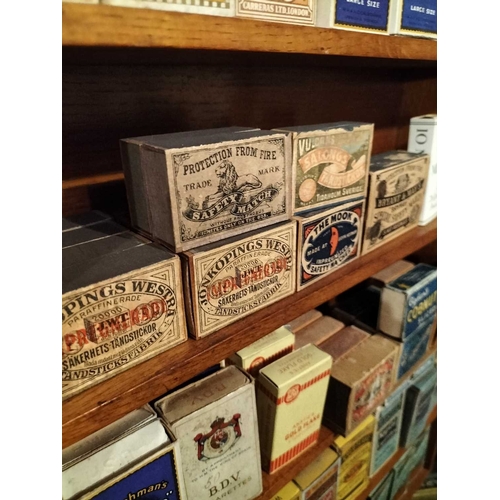 259 - ± M King Tobacconist Display Collection of Cigarette Packets etc An Impressive Display Collection of... 