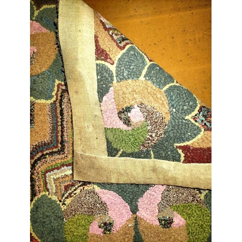 26 - ± Mr Burns' House Day Nursery Arts and Crafts Rug An English 1920s hooked loop pile Arts and Crafts ... 