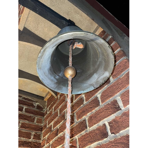 307 - ± Flambards Architecture Fire Station Brass Bell Large brass Fire Station Bell & mount. Situated in ... 